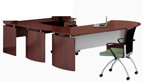 MND72UE - Medina 'U' Shaped Curved Desk w/Extension by Safco