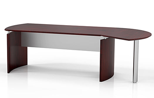 MNDEXT Medina Curved Desk with Curved Extension