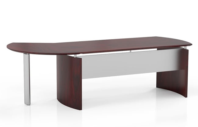 MNT30 Medina 'U' Shaped Extended Curved Desk w/Hutch