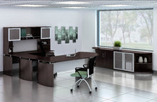 Load image into Gallery viewer, MNT30-WU Medina &#39;U&#39; Shaped Curved Desk w/Hutch Office Set
