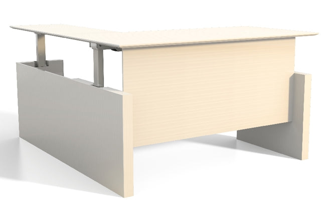 MNT52H Medina Height Adjustable 'L' Shape Desk