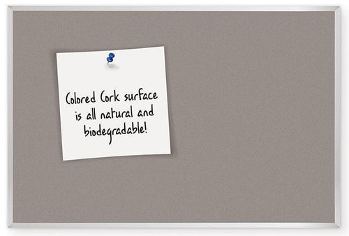 322A - Best Rite Colored Cork Tackboard with Aluminum Trim by Mooreco