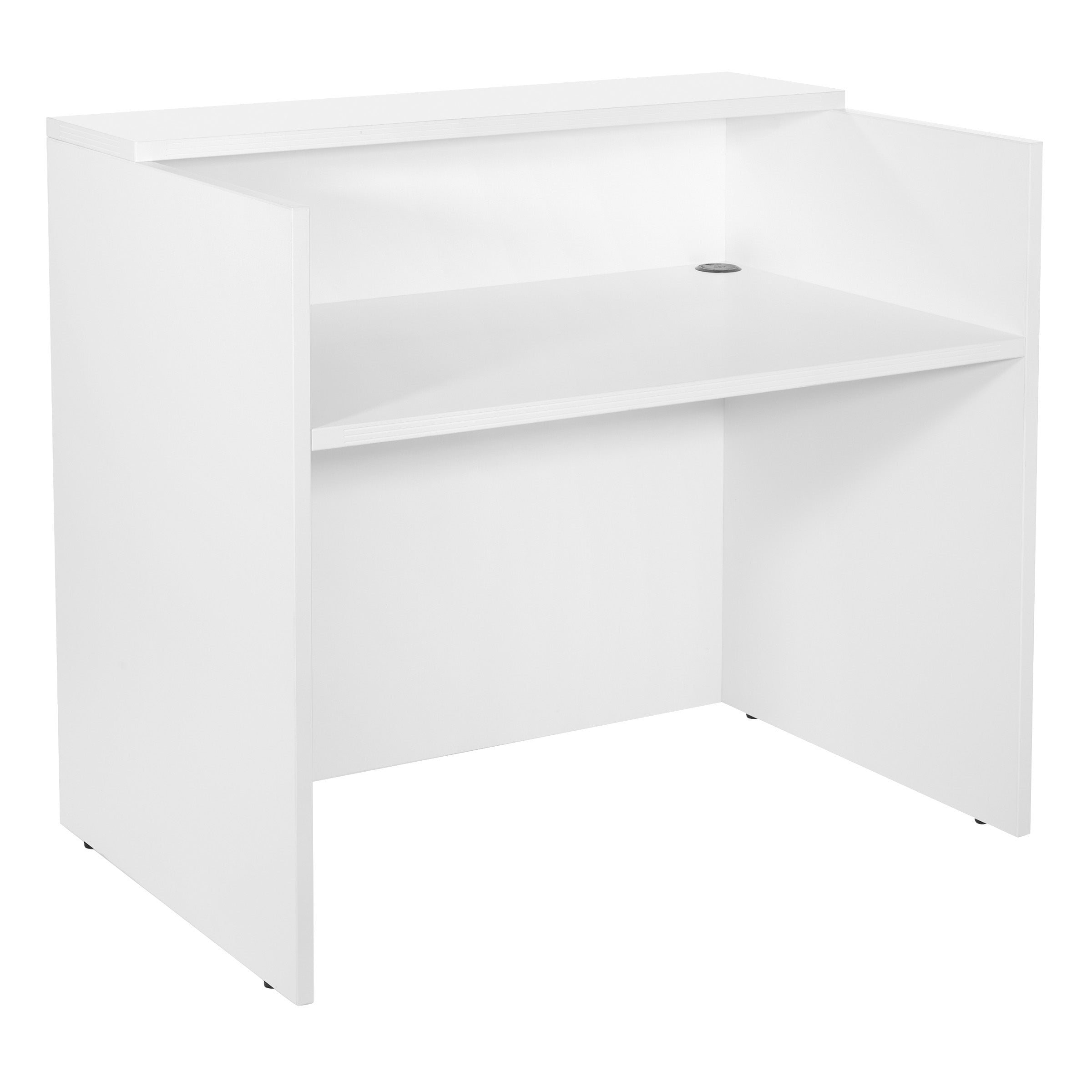 NAP121 - Napa Reception Desk w/Wood Reception Top, 48"  by OSP