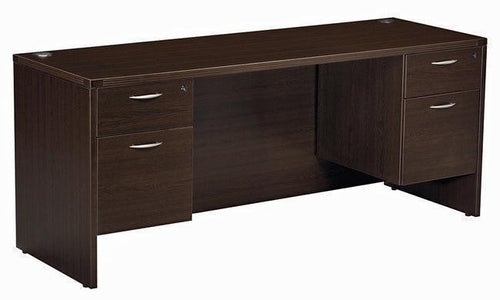 NAPTYP5E - Napa Economy Double Pedestal Desk/Credenza by OSP