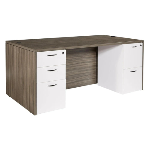NAPTYP2B - Napa Double Pedestal Desk, 30 x 66 by OSP
