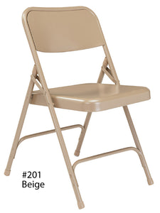200 - Premium Folding All-Steel Chair by NPS (4 pack)