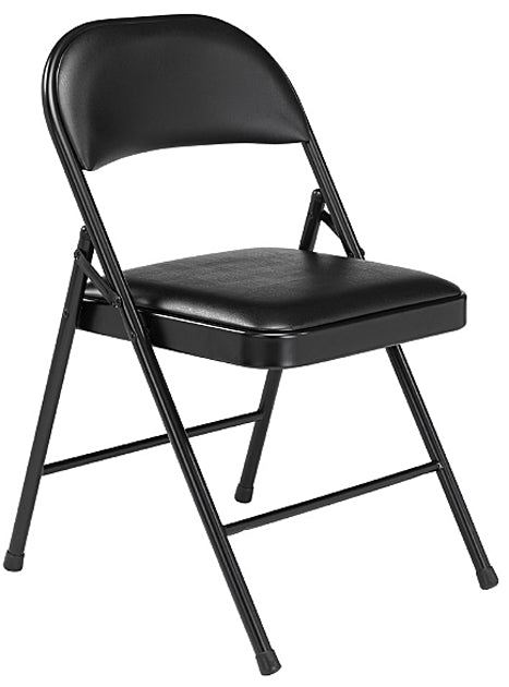 950 - Vinyl Padded Commercialine Folding Metal Chair by NPS (4 Pack)