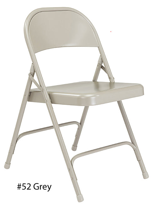 50 - Standard Folding Metal Chair by NPS (4 pack)