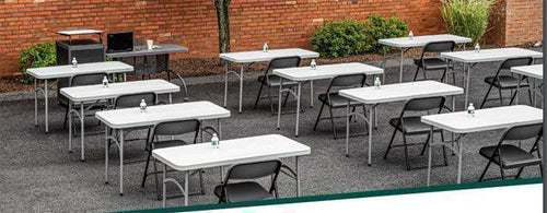 BT2448 - Heavy Duty Plastic Folding Table 24 x 48 by NPS