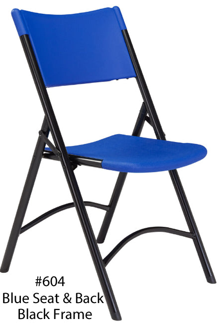 600 - Blow-Molded Folding Chair by NPS (4 pack)