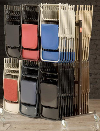 84 - Double Tier Folding Chair Caddy by NPS