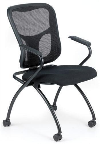 NT5000 - Flip Folding/Nesting Chair w/Arms by Eurotech (2 Pack)