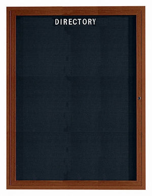 Out-Door Wood-Look Directory Cabinets, 1 Door by Aarco