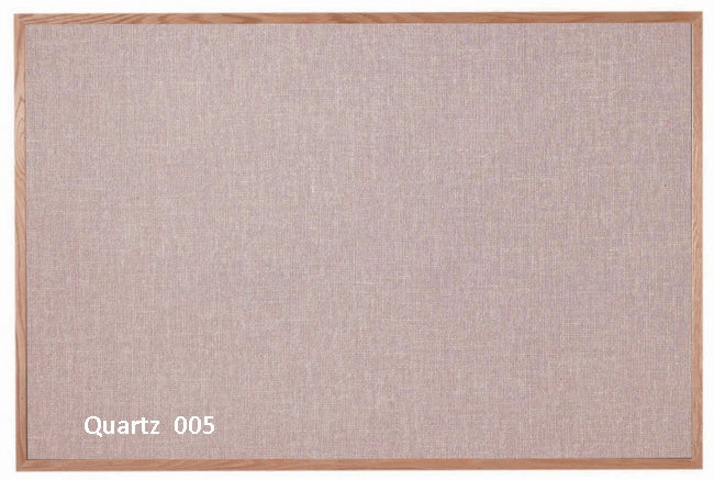 OF1218  Oak Frame Designer Fabric Bulletin Board