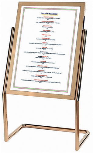 P-15 Broadcaster Free Standing Display and Menu Holders