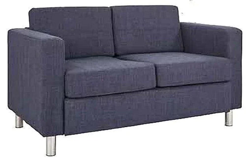 PAC52-F - Pacific Fabric Loveseat with Chrome Finish Legs by Office Star