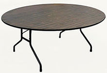 Load image into Gallery viewer, Solid Plywood Core Round Folding Table by Correll
