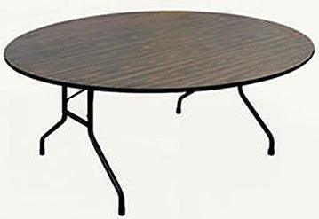PC60P - Solid Plywood Core Round Folding Table by Correll