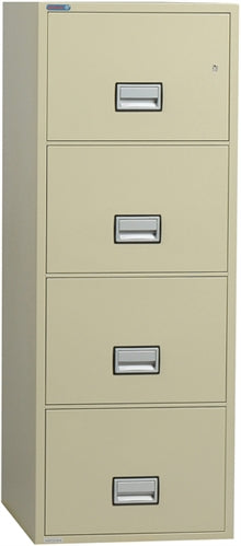 LTR4W-25 Business Fire Resistant Vertical Files 25"D, Four Drawer