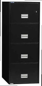 LTR4W-25 Business Fire Resistant Vertical Files 25"D, Four Drawer