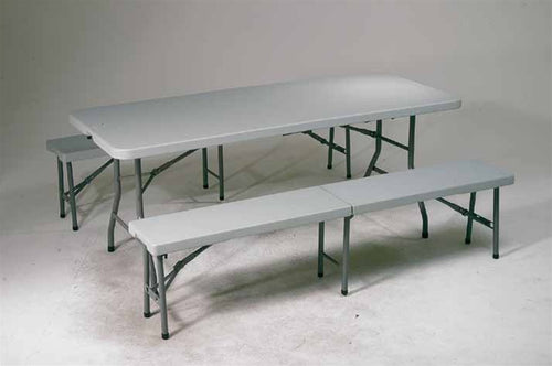 QT3965  3 Piece Folding Table and Bench Set