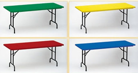 R2448 Heavy-Duty Plastic Folding Tables
