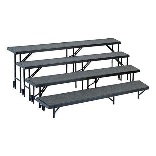 RT2L - Portable Tapered Choral Standing Risers by NPS