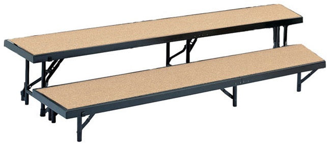 3-Level Portable Performance Stage Set With Hardboard Surface By National  Public Seating 