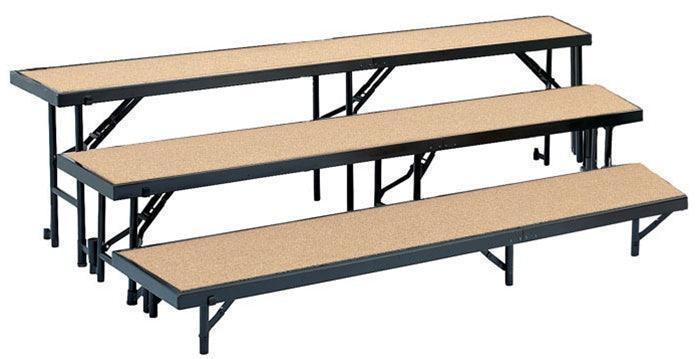 RT2L - Portable Tapered Choral Standing Risers by NPS