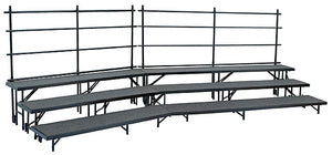 RT2L Portable Tapered Choral Standing Risers