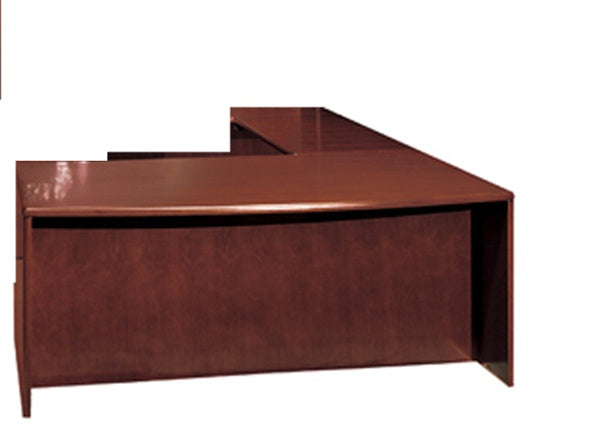 RU-211N  Ruby Executive L Shape Office Desk, Bow Front