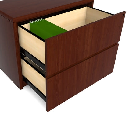 RU-238 Ruby Executive U Shape Office Desk, P Style W/ Semi Lateral Pedestal
