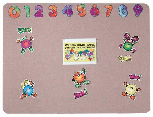 RV1824 - Frameless Radius Burlap Weave Vinyl Bulletin Boards 5 Sizes by Aarco