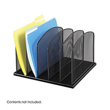 Load image into Gallery viewer, 3256 Onyx Mesh Upright Sections Desk Organizer
