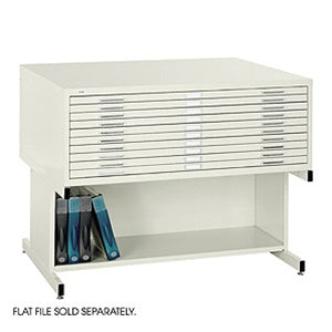 Safco 10-Drawer Steel Flat File White Finish 4986WHR Free Shipping!