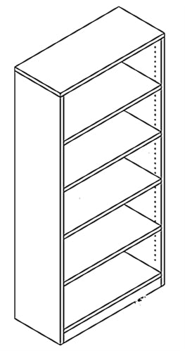 S507 Simple System Bookcase
