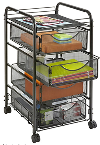 5214 Onyx™ Mesh Cart with 4 Drawers