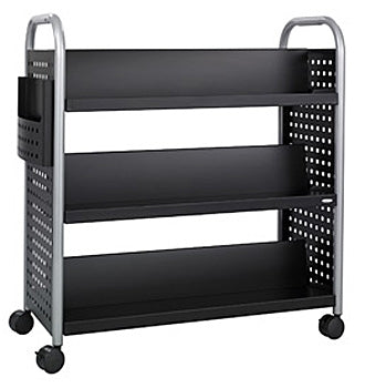 5335 Scoot™ Double Sided 6 Shelf Book Cart