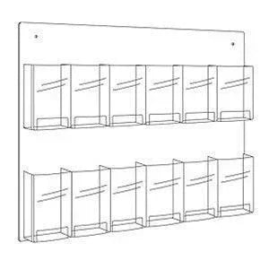 5671 - Clear2c™ 12 Pamphlet Display by Safco