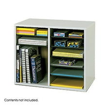Load image into Gallery viewer, 9420 Wood Adjustable Literature Organizer - 12 Compartment
