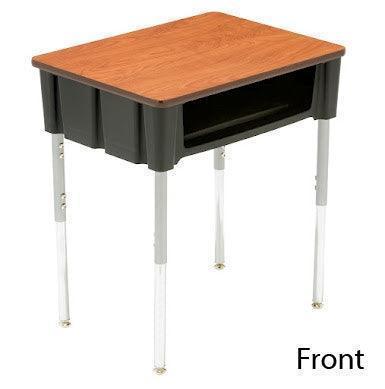 SC3200 - (2 Pack) Ovation Adjustable Height Desk w/Book Box  by Scholar Craft
