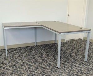 SGSD004  Simple System 'L' Shape Desk