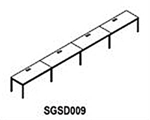 SGSD009 Simple System Four Desks