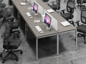 SGSD015 Simple System Four Desks, Facing