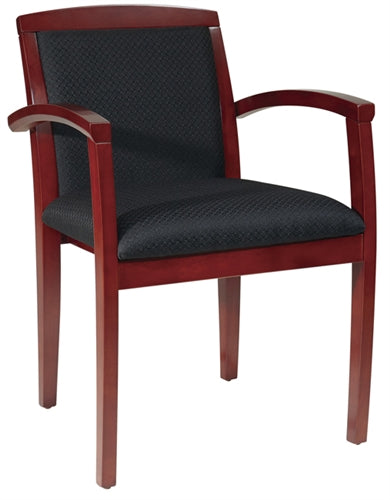 SON-1292 Sonoma Cherry Finish Guest Chair, Upholstered Back