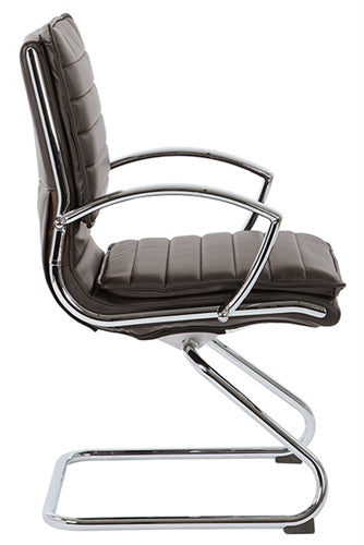 Guest Faux Leather Chair  by Office Star