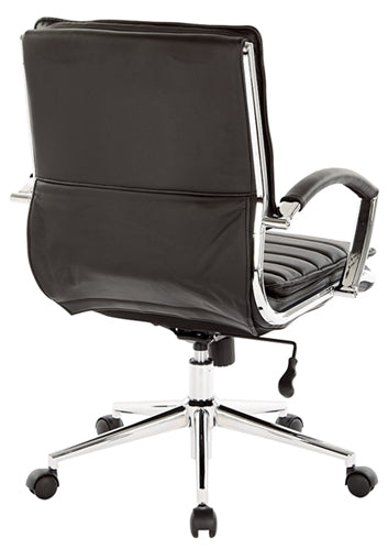 Guest Faux Leather Chair  by Office Star