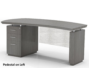 STL4  Sterling 'U' Shape Desk w/Hutch 72"W