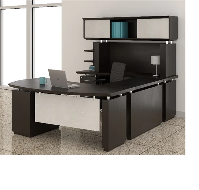 STL4 - Sterling 'U' Shape Desk w/Hutch 72"W  by Mayline