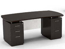 Load image into Gallery viewer, STL9 Sterling Double Pedestal Desk &amp; Credenza
